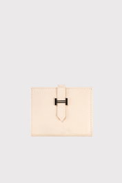 Zoozie Bags Helsinki Parlak - Cartera de Piel PU para Mujer, Color Crema